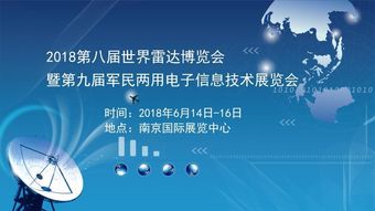 2018第八屆世界雷達(dá)博覽會(huì)暨第九屆軍民兩用電子信息技術(shù)展覽會(huì) 信息技術(shù)咨詢的新航標(biāo)